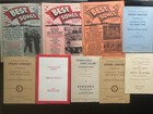 Vintage Ephemera Lot 1940 Music Theme Concerts Programs University Letters 2  Lb