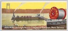 John A  Roebling s Sons Co Wire Cable Trenton Nj Barge Illustration Ink Blotter
