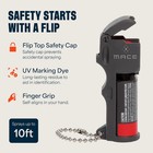 Mace Personal Safety Alarm   Pepper Spray Kit - Loud 130db Siren Black 