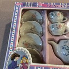 Vintage  1993 Fishel 12 Piece Fine Porcelain Child s Tea Set Unopened