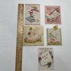 Lot Of 5 - Vintage Ephemera Mid-century Bridal Shower Greeting Cards -used C-001