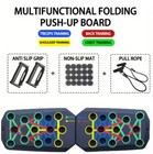 Push-up Board Set Portable Foldable Fitness Equipment Chest Arm Back Trainer