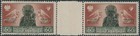 Bs Stamp Italy Poland Selection Se-tenants Wwii 1945 Polish 2nd Corps Gutter Mnh