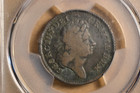 1723 Wood s Hibernia Halfpenny  Martin 4 33-gb 2  W-13120   Pcgs Vf Details 