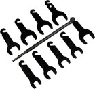 Lisle 43350 Pneumatic Fan Clutch Wrench Set  10 Pc Free Shipping Us