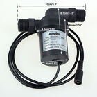 Quiet 12v Dc Solar Hot Circulation Water Pump Brushless Motor 1 2  Couplers 8lpm