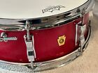 Vintage Ludwig Red Sparkle Jazz Festival Snare Drum - 1960s