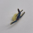 Vintage Blue F4u Corsair Airplane Enamel Lapel Hat Pin