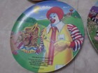 Vintage Lot Of  4  Mcdonalds Ronald Mcdonald Plastic Collectors Plates