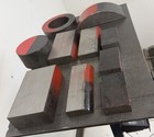 4140 Alloy Steel Bar Lot     Round flat cutoff Pieces     10 Pieces     34 60 Lbs
