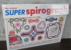 Super Spirograph Design Set 50th Anniversary Gold Wheel 75  Pieces Original