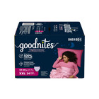Goodnites Girls Nighttime Bedwetting Underwear Size Xxl 120-165 Lbs 24 Count