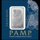 Lot Of 5 - 1 G Platinum Bar Pamp Suisse Fortuna - In Multigram Assay  9995 Fine