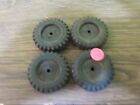 Vintage Tonka Ford Truck Set Of 4 Solid Rubber Tires For Parts