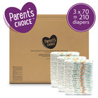 Parent s Choice Dry   Gentle Diapers Size 5 210 Count Baby Diaper Bulk Pack