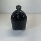 Original Wwii Us Black Enamel Canteen Ussco 1942 No Cover No Cup Included