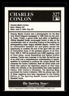 1991 The Sporting News Conlon Collection  327 Charles Conlon  nm  bas 