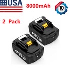 2 Pack 8 0ah 18v For Makita Lxt Lithium-ion Bl1830 Bl1850 Bl1860 Tool Battery