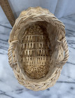 Small Baby Doll Moses Wicker Hooded Basket With Handles Natural 9 5 X 7 5 Inches