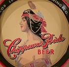 Jacob Leinenkugel Brewing Co Indian Maiden Beer Tray Chippewa s Pride  4-50 Exc