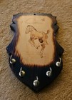 Wooden Plaque Key Holder Rack Colt Pony Western Vintage Handmade 7 