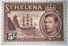 Travelstamps  1938-42 St  Helena  Stamps Sc 126  5    Mint  Original Gum  Hinged