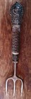 Antique Sterling   Stag Horn English Georgian Era 1798 Bread Fork Solid Beauty