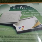 Sta-wet Masterson Handy Palette With White Lid- 8 5  X 7 