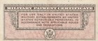Us Mpc Military Payment Certificate 10 Dollars 1946 M7 Series 461
