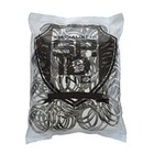Bulk - 1  Key Rings - Heat Treated Heavy Duty   Durable Premium Split 100 Pack