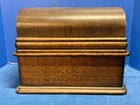 Edison Home Oak Case Working Condition Cylinder Phonograph H Reproducer   Crank