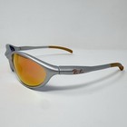 Vintage Ray-ban Rb2047 Cutters 627 6q Silver Orange Sunglasses Y2k Nos