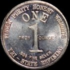 Rare Vintage 1975 Tri-state Refining 1 Oz Silver    dragon    In Capsule Sm2121