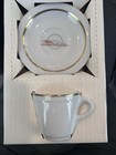 Vintage Union Pacific Railroad Uprr Challenger Passenger Train Cup Saucer Spoon