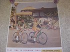 Vintage Original Schwinn Color 1964 Showroom Poster 37  X 24 