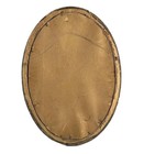 Antique Wwi Us Military Portrait Oval Frame Convex Curved Glass World War I