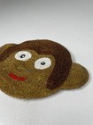 Small Beaded Zippered Monkey Chimp Coin Purse Pouch Childs 6    Toy Playhouse