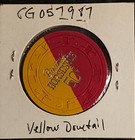 1960 s Horseshoe Club Casino Chip  50 Cents Las Vegas   R-7 yellow Dove Tail 
