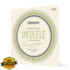 D addario Ej87s Titanium Soprano Ukulele Strings 4-string