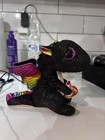 Ty Beanie Boos Anora The Dragon Plush Black With Rainbow Shimmer Wings