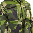 Original Swedish Army M90 Jacket Splinter Camouflage Field Combat Shirt New