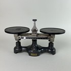 Vintage Welch Scientific Double Pan Balance Scale   Weights Chicago Usa 10 Grams