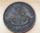 1857 Bank Of Upper Canada One Penny Token