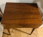 Mcm Singer Sewing Machine Side Folding Table  Turns On  Not Tested Local Pick Up