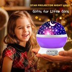 Led Starry Night Sky Projector Lamp Kids Gift Moon Star Light Rotating Cosmos
