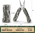 Mossy Oak 22-in-1 Stainless Steel Pliers With Screwdriver Sleeve Multitool New