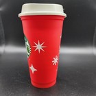 New Starbucks Holiday Reusable Red Cup 25th Anniversary Limited Edition