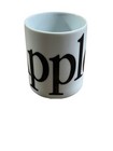 Vintage  Apple Computer Cup Coffee Mug Steve Jobs  Rainbow Logo Ceramic