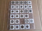 134  Vintage World Coins  80  European  Albumized   Organized   Priced  Silver