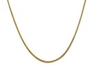 Real 10k Yellow Gold Overlay Cable Cuban Link Chain Mens Womens 3mm 18in